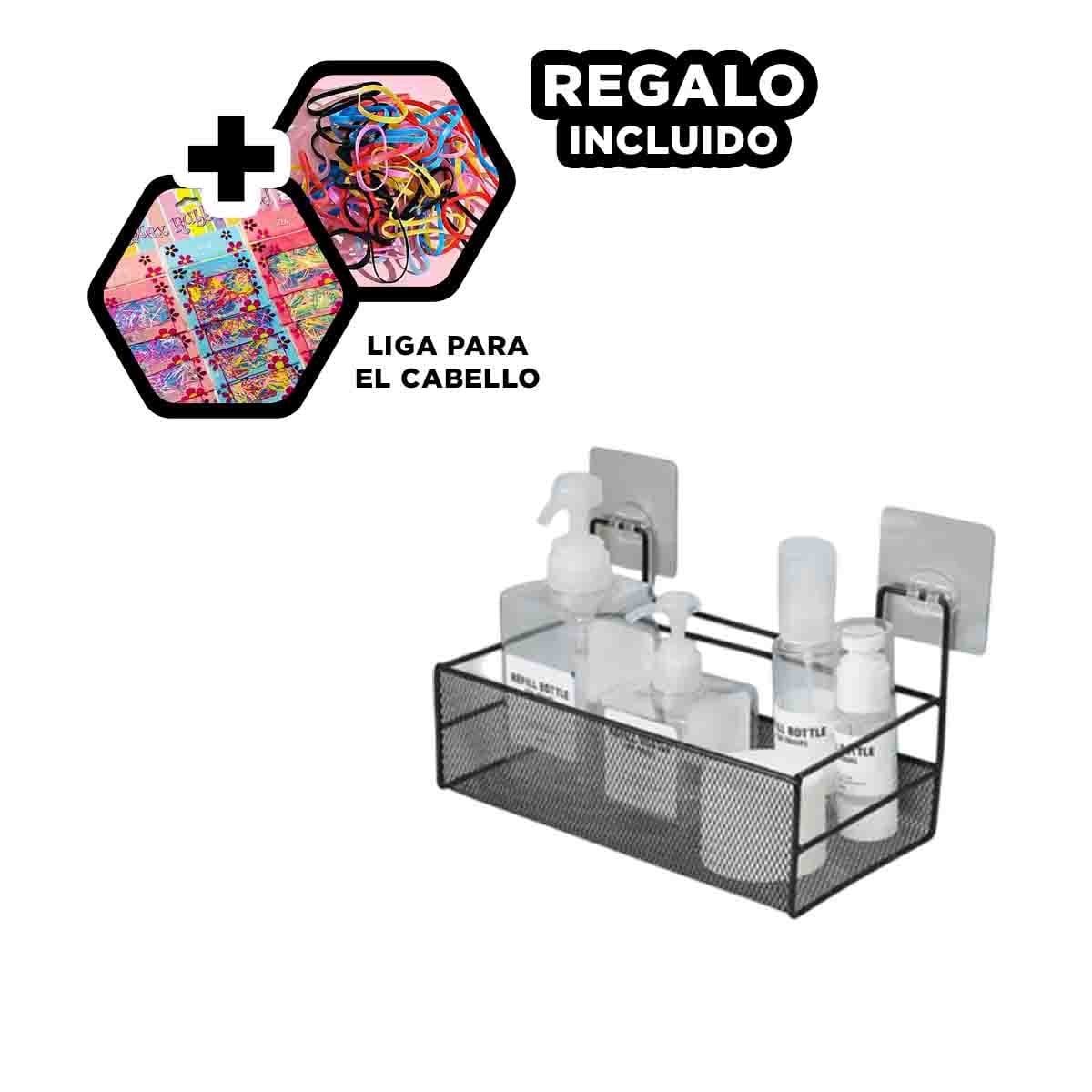 CESTA DE ALAMBRES 15X15X36 CM NEGRO PARA LA UTILIDAD DE HIJOS SANOS Y+LIGAS REGALO - 2