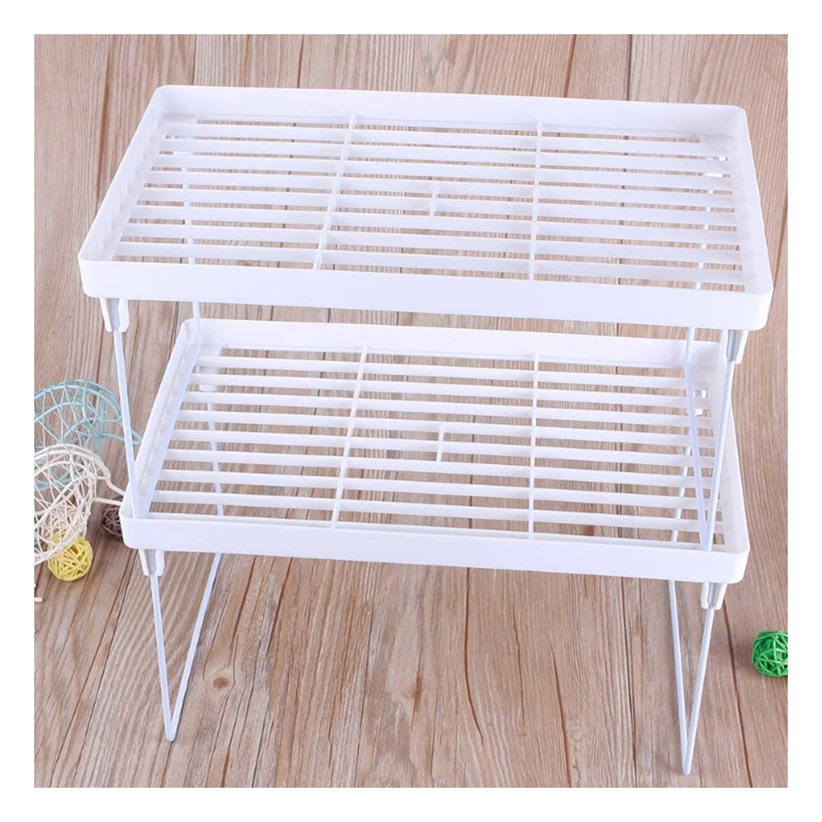 ESTANTE APILABLE 31X16X20 CM BLANCO PARA BRINDAR COMODIDAD EN CASA Y+POST IT - 1