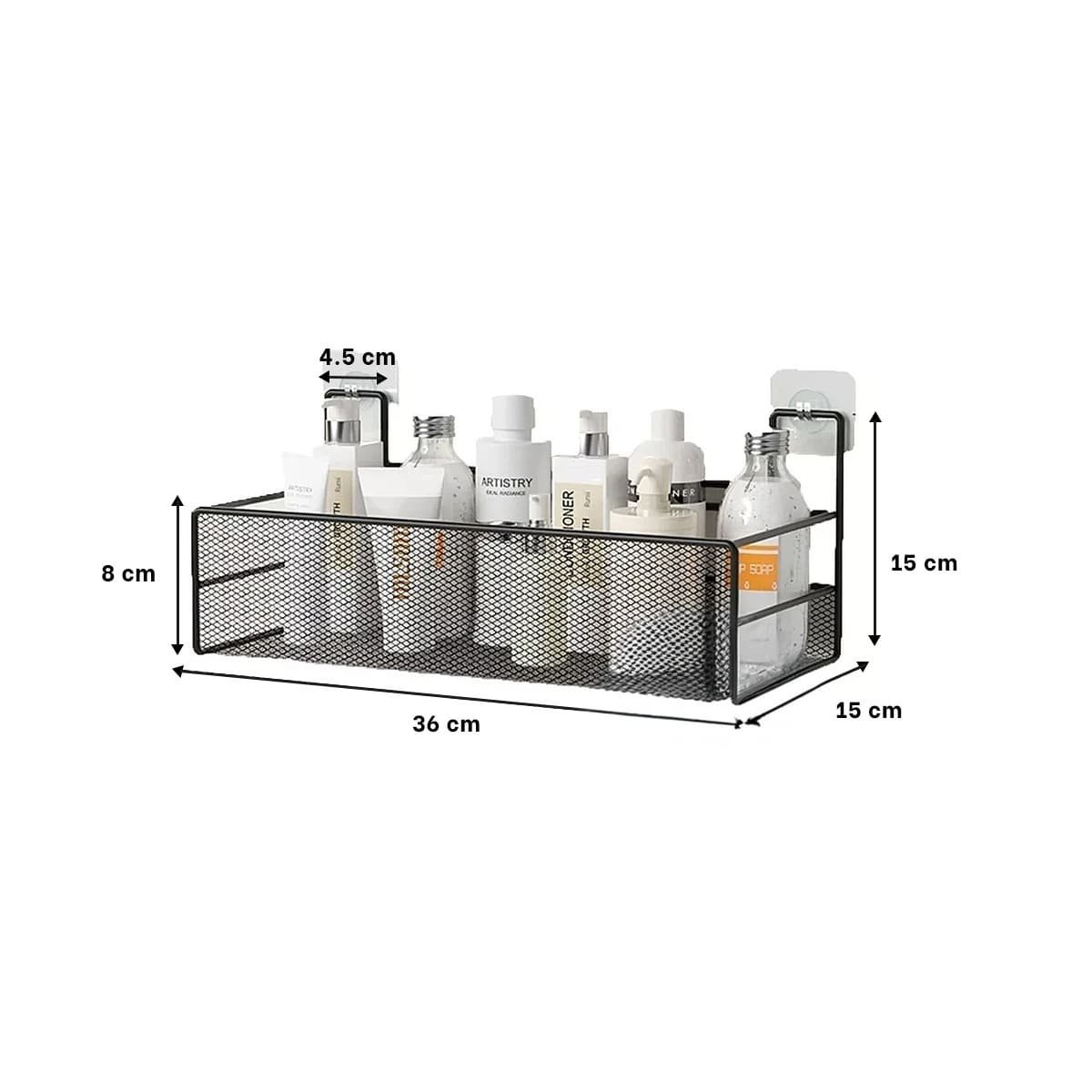 PACK2 ESTANTES FLOTANTES 15X15X36 CM NEGRO CON MUCHA CAPACIDAD EN SU SALA - 4