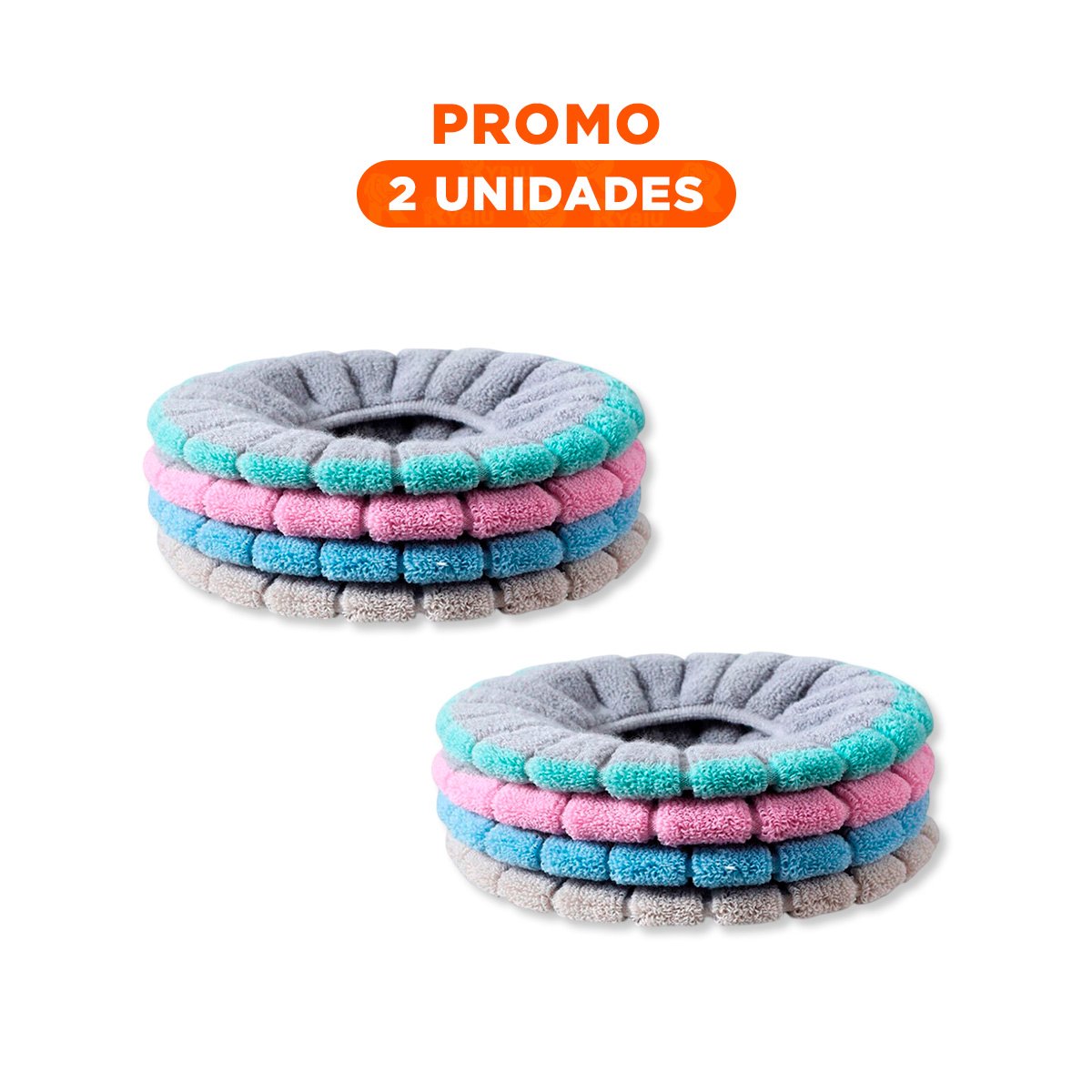 PACK2 FORRO TEXTIL PARA INODORO AFELPADO SUAVE Y CALIDO EN TEMPORADA FRIA Y+REGALO STICKER - 1