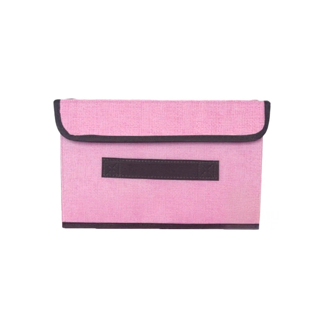 PACK2 MODULO DE ALMACENAJE TELA ROSADO 25X19X16CM PARA ESPACIOS ORGANIZADOS Y+REGALO STICKER - 2