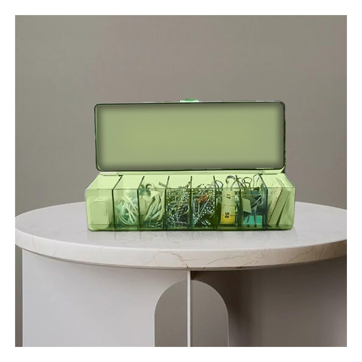 PACK12 ESTUCHE ORGANIZADOR MULTIUSO COMPACTO 16.5X10X7.5CM PARA HOGAR Y+PAPEL REGALO - 2