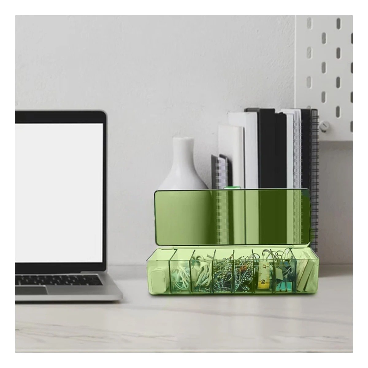 PACK12 ESTUCHE ORGANIZADOR MULTIUSO COMPACTO 16.5X10X7.5CM PARA HOGAR Y+PAPEL REGALO - 3