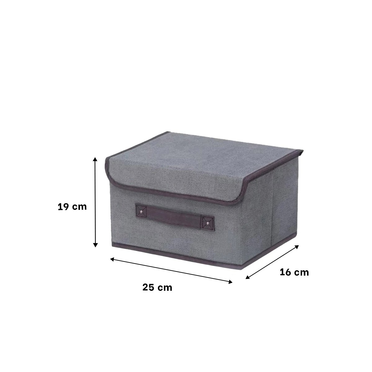 PACK4 MODULO DE GUARDADO TELA PLOMO 25X19X16CM PARA USO DIARIO Y+PAPEL REGALO - 4