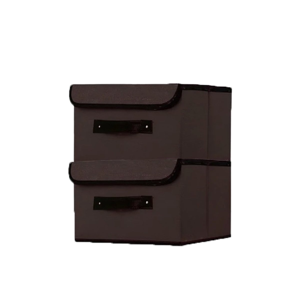 CAJA DE ALMACENAJE TELA NEGRO 25X19X16CM PARA ESPACIOS ORDENADOS TOTAL Y+REGALO STICKER - 1