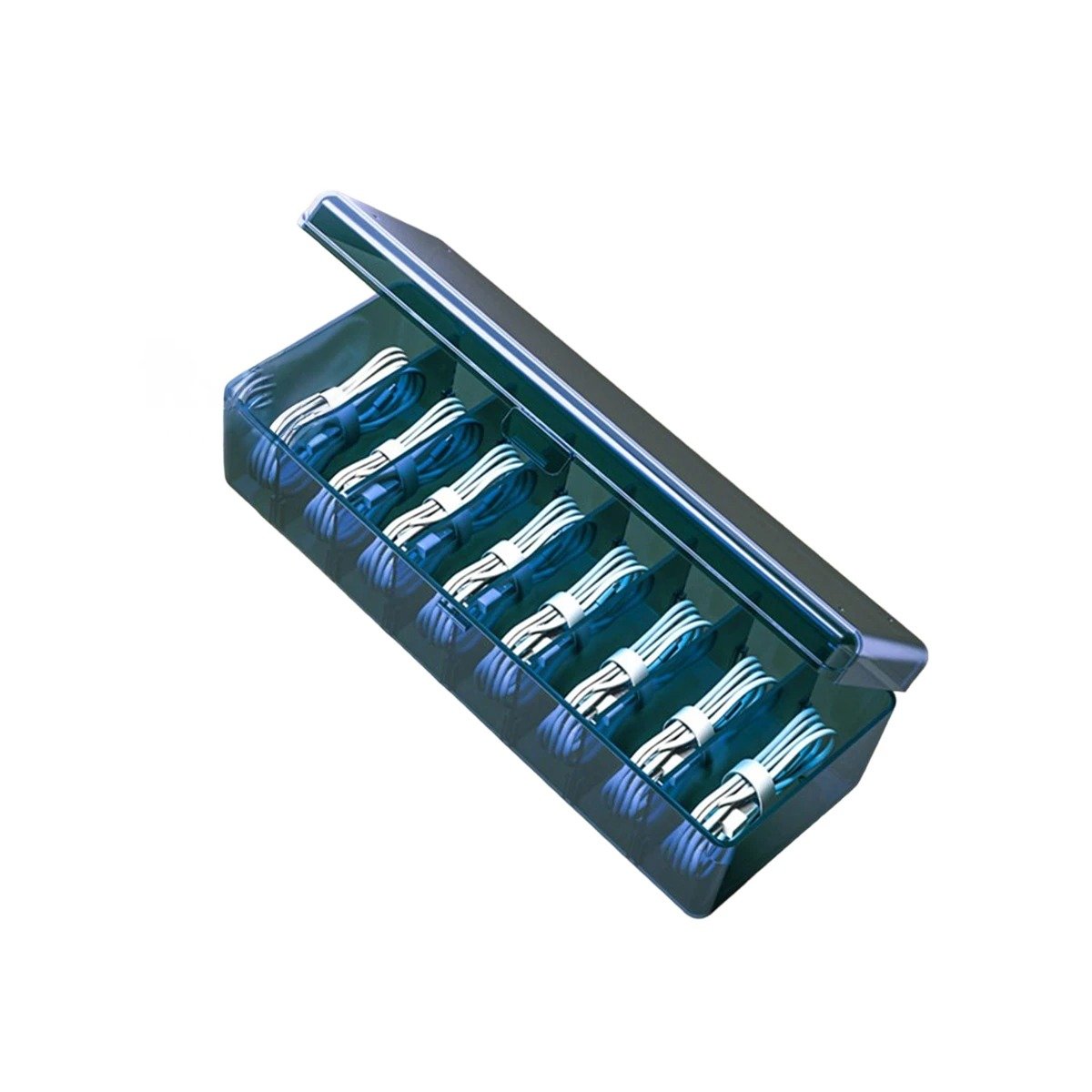PACK4 BANDEJA ORGANIZADORA LIGERA UTIL 16.5X10X7.5CM PARA ORDEN AZUL Y+PAPEL REGALO - 3