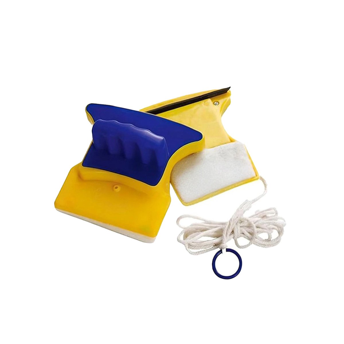 PACK6 HIGIENE VIDRIOS MAGNETICO CUADRADO AZUL AMARILLO PARA HOGAR MODERNO Y+REGALO STICKER - 2