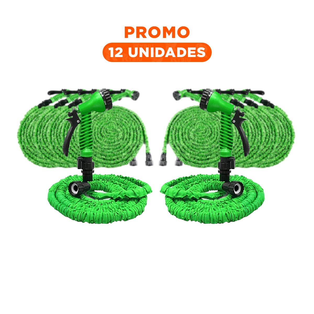 PACK12 MODELO DE RIEGO RETRÁCTIL DE 15 METROS PARA JARDÍN DEL HOGAR - 1