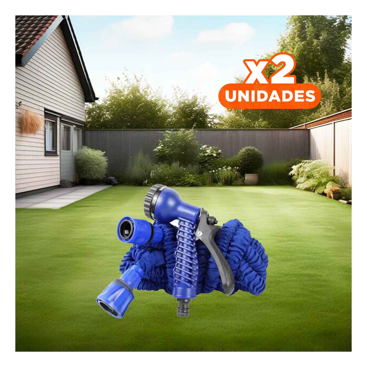 PACK2 SISTEMA DE RIEGO EXPANDIBLE DE 15 METROS PARA JARDÍN Y ESPACIOS DEL HOGAR - 1