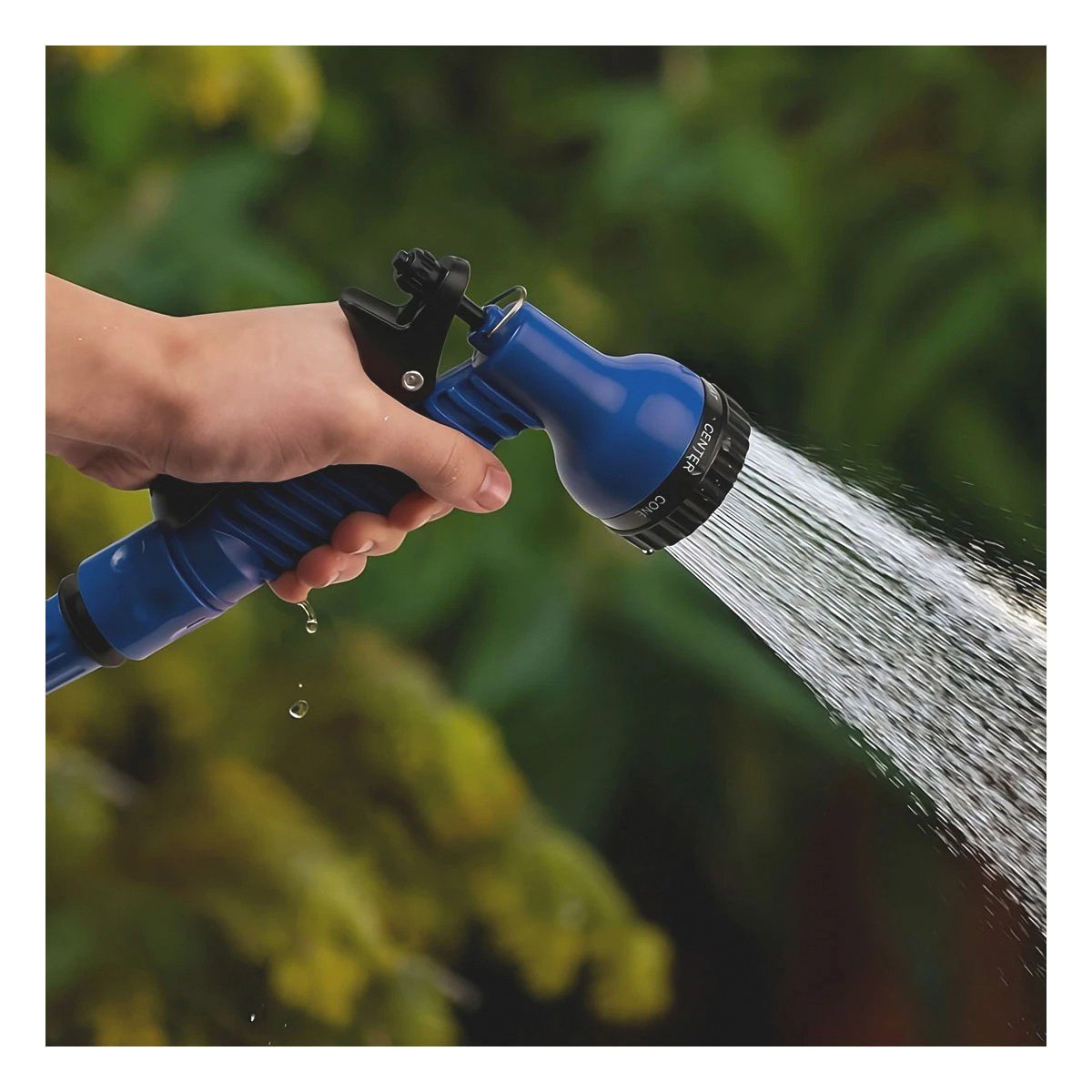 MANGUERA FLEXIBLE 30 METROS - AZUL PARA JARDIN Y RIEGO EN CASA - 3