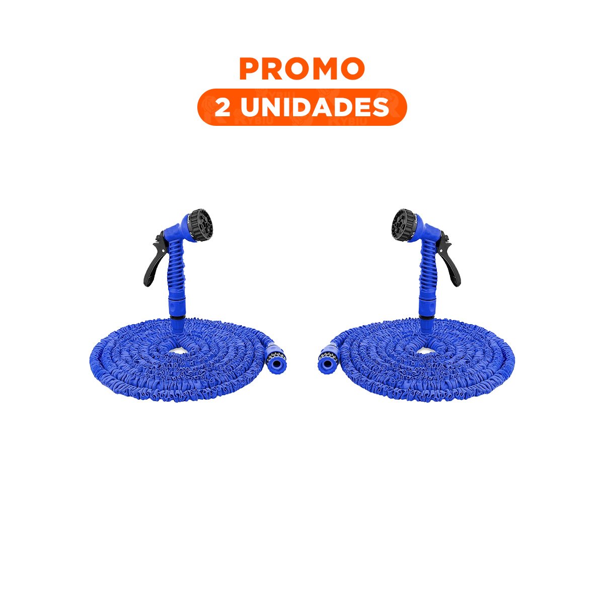 PACK2 MANGUERA EXTERIOR 30 METROS - AZUL RESISTENTE PARA JARDIN Y HOGAR Y+REGALO STICKER - 1