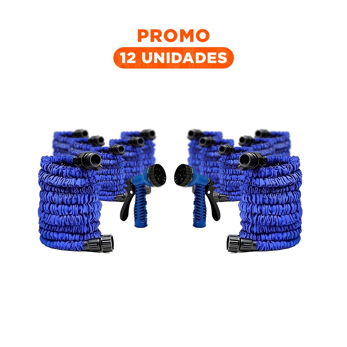 PACK12 MODELO DE RIEGO RETRÁCTIL DE 15 METROS PARA JARDÍN DEL HOGAR - 1