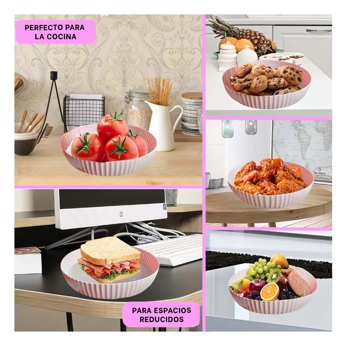 SOPORTE PARA ESPECIAS PLASTICO 30.5X6X30.5CM FACIL INSTALACION ROSADO Y+POST IT - 2