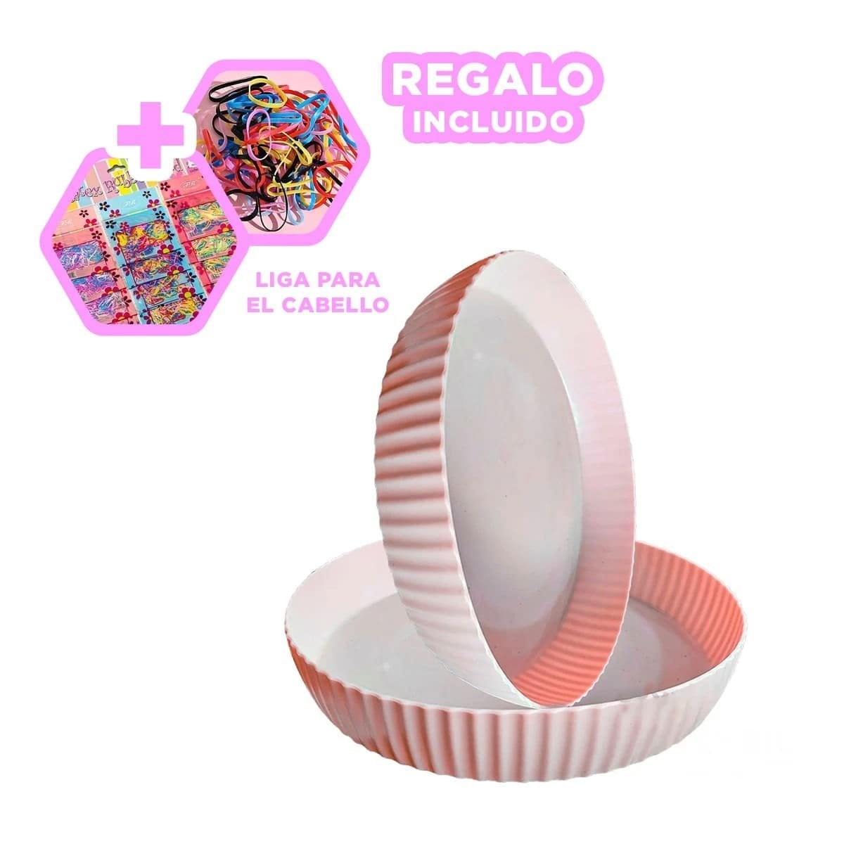 SOPORTE PARA ESPECIAS PLASTICO 30.5X6X30.5CM USO PRACTICO DIARIO ROSADO Y+LIGAS REGALO - 2