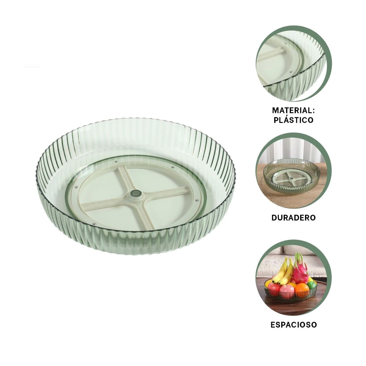 SOPORTE PARA ESPECIAS PLASTICO 30.5X6X30.5CM FACIL INSTALACION VERDE Y+POST IT - 5