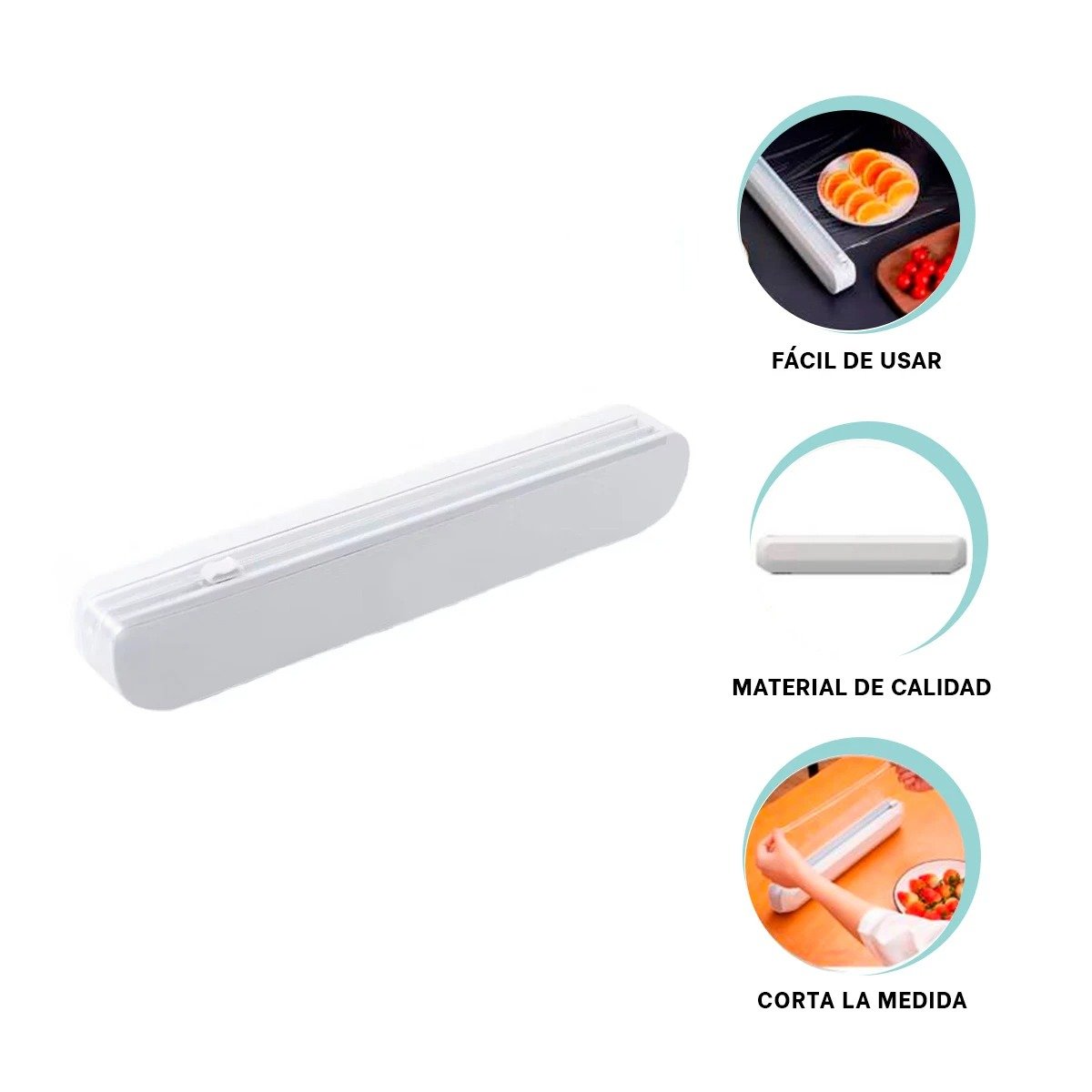 SISTEMA DISPENSADOR CON CORTE FACIL PARA FILM Y PAPEL ALUMINIO COCINA Y+POST IT - 5