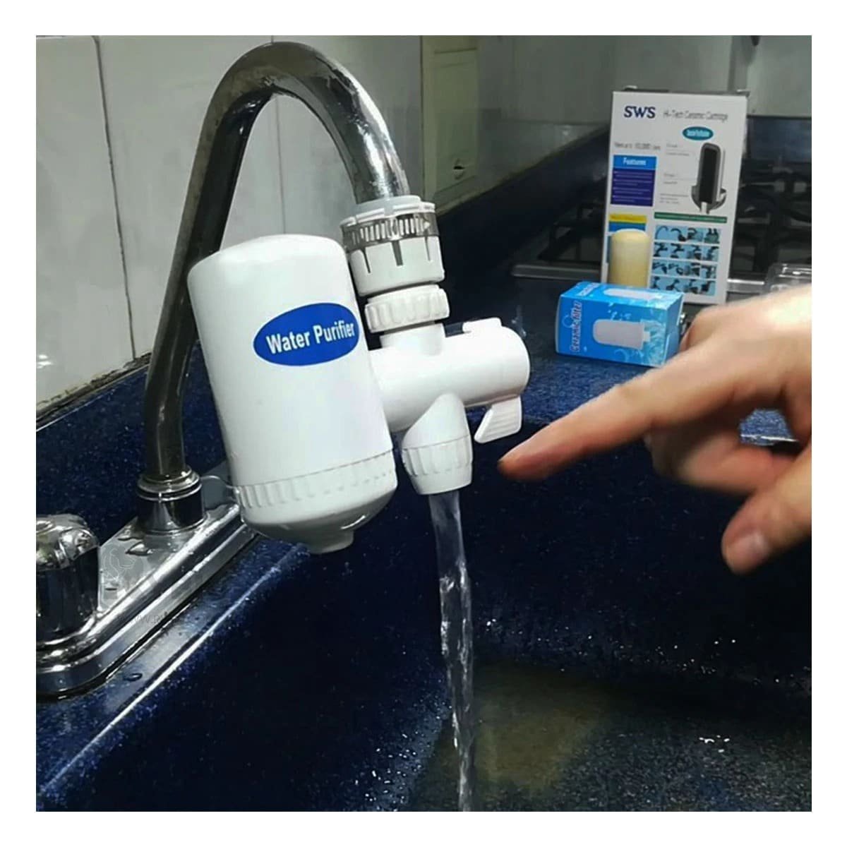 PACK6 ARTICULO DE AGUA BLANCO PARA COCINA CON FILTRADO SEGURO Y USO CONSTANTE - 5