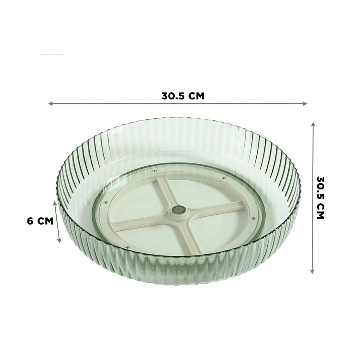 PACK12 SOPORTADOR PARA ESPECIAS PLASTICO 30.5X6X30.5CM AHORRO ESPACIO VERDE Y+REGALO STICKER - 4