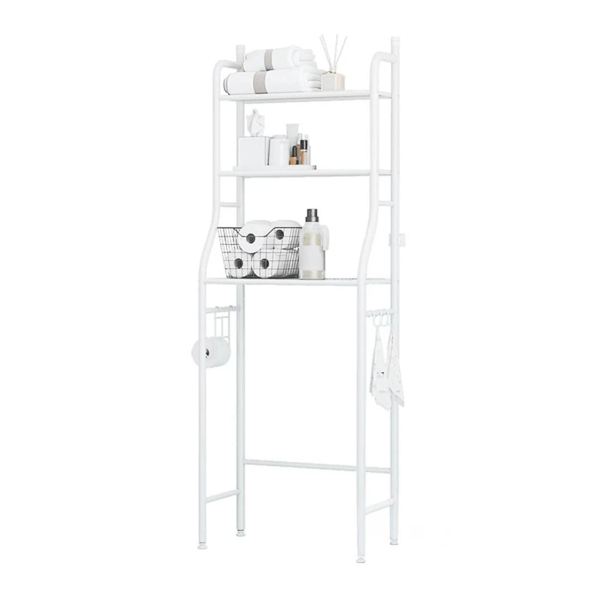 PACK4 SOPORTE CUADRADO BLANCO PARA AMBIENTES DE HOGAR CON AHORRO DE ESPACIO Y+PAPEL REGALO - 3