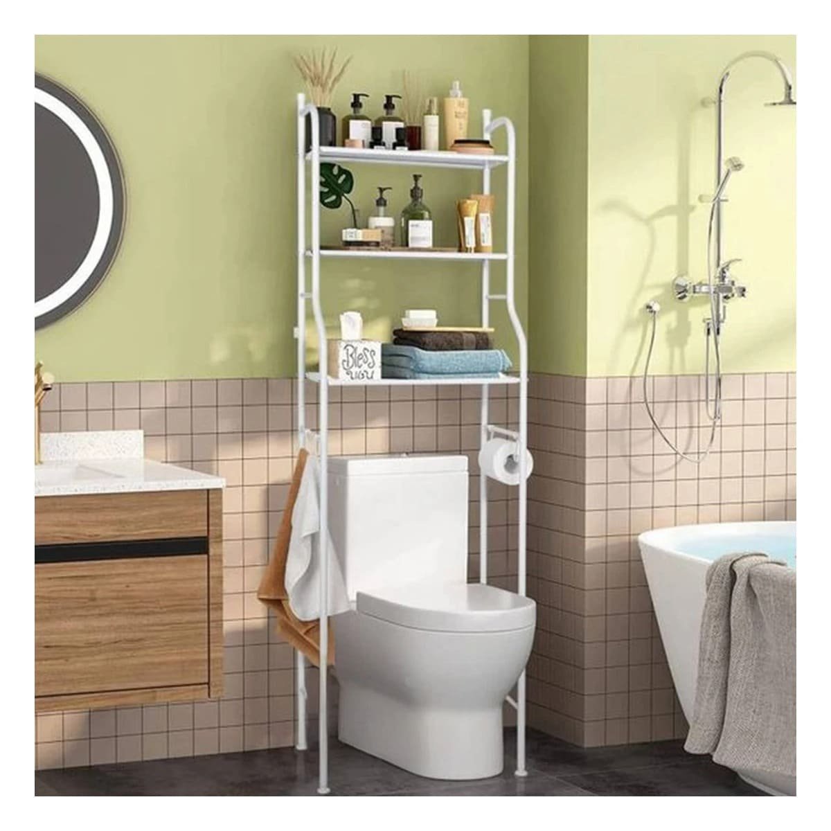 ORGANIZADOR CUADRADO BLANCO PARA ORDENAR ACCESORIOS DE HOGAR CON ESTILO Y+PAPEL REGALO - 2