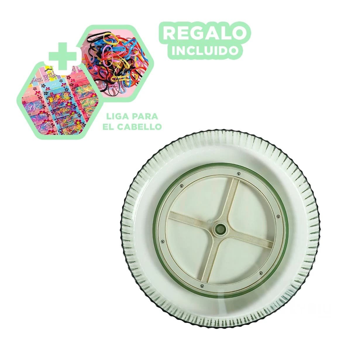 SOPORTE PARA ESPECIAS PLASTICO 30.5X6X30.5CM USO PRACTICO DIARIO VERDE Y+LIGAS REGALO - 2
