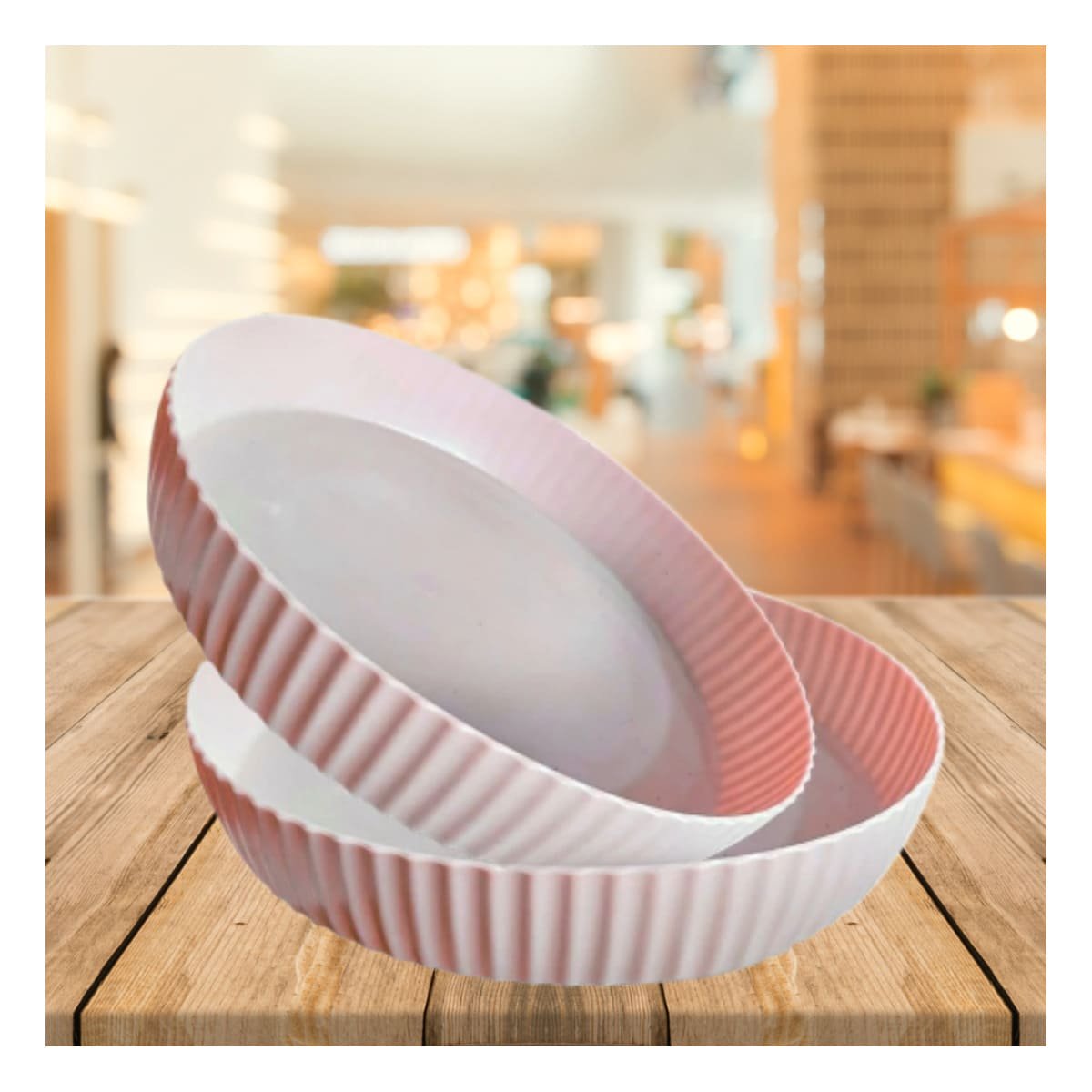 PACK12 REPISA PARA ESPECIAS PLASTICO 30.5X6X30.5CM PRACTICA ROSADO - 5
