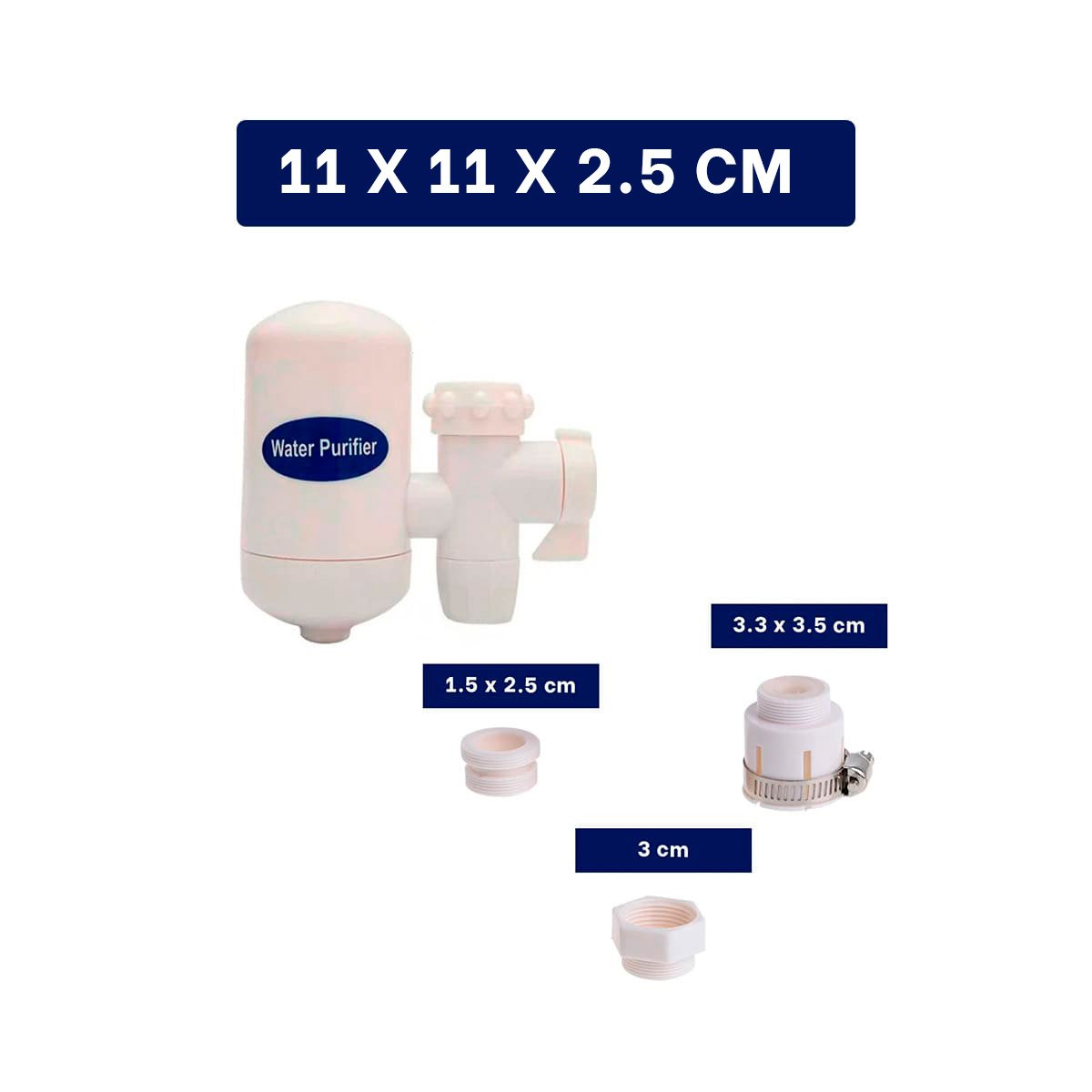PACK12 MECANISMO DE AGUA BLANCO PARA COCINA Y CASA CON PURIFICACION ESTABLE Y+REGALO STICKER - 4