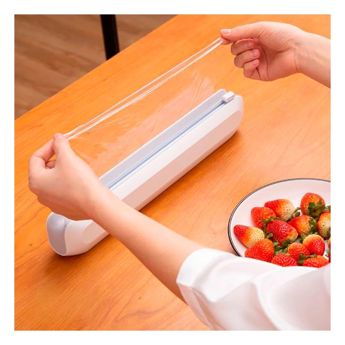 PACK4 HERRAMIENTA DISPENSADORA PARA FILM Y PAPEL ALUMINIO COCINA ORGANIZADA - 3