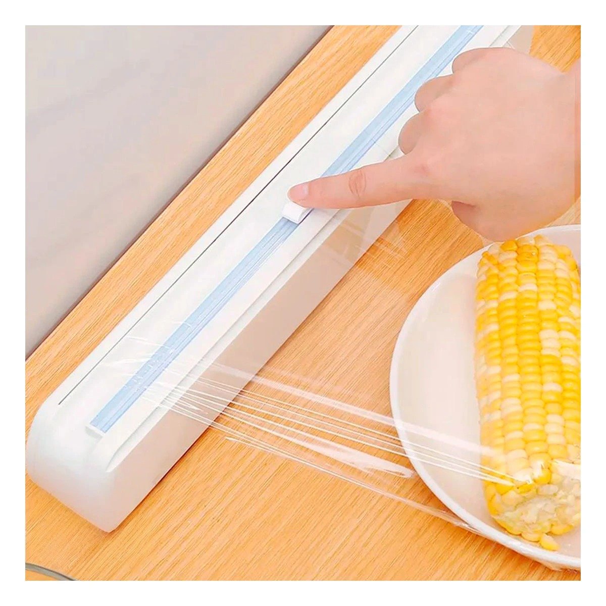 PACK4 HERRAMIENTA DISPENSADORA PARA FILM Y PAPEL ALUMINIO COCINA ORGANIZADA - 5
