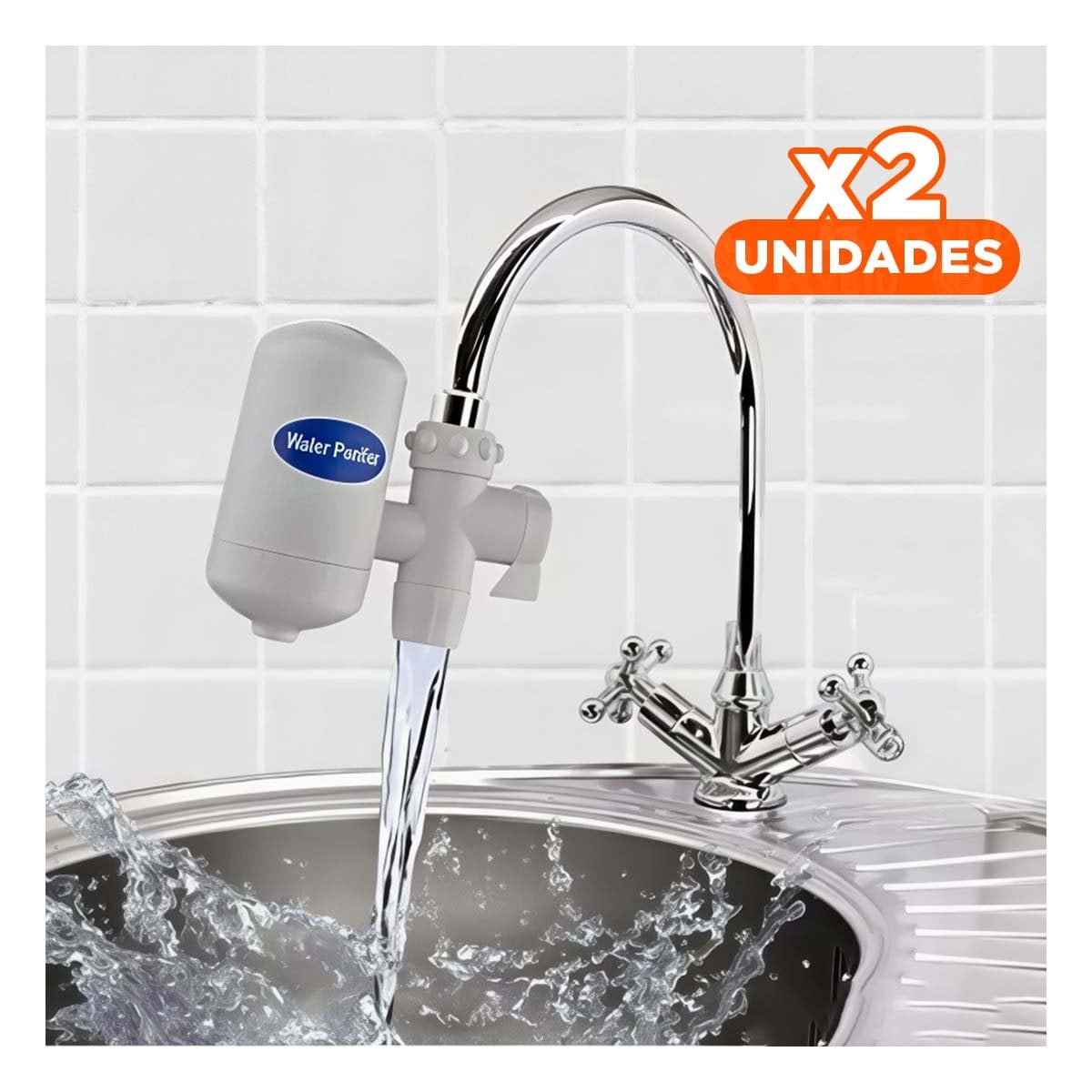 PACK2 MODULO DE AGUA BLANCO PARA HOGAR CON PURIFICACION SEGURA Y USO CONSTANTE Y+PAPEL REGALO - 1