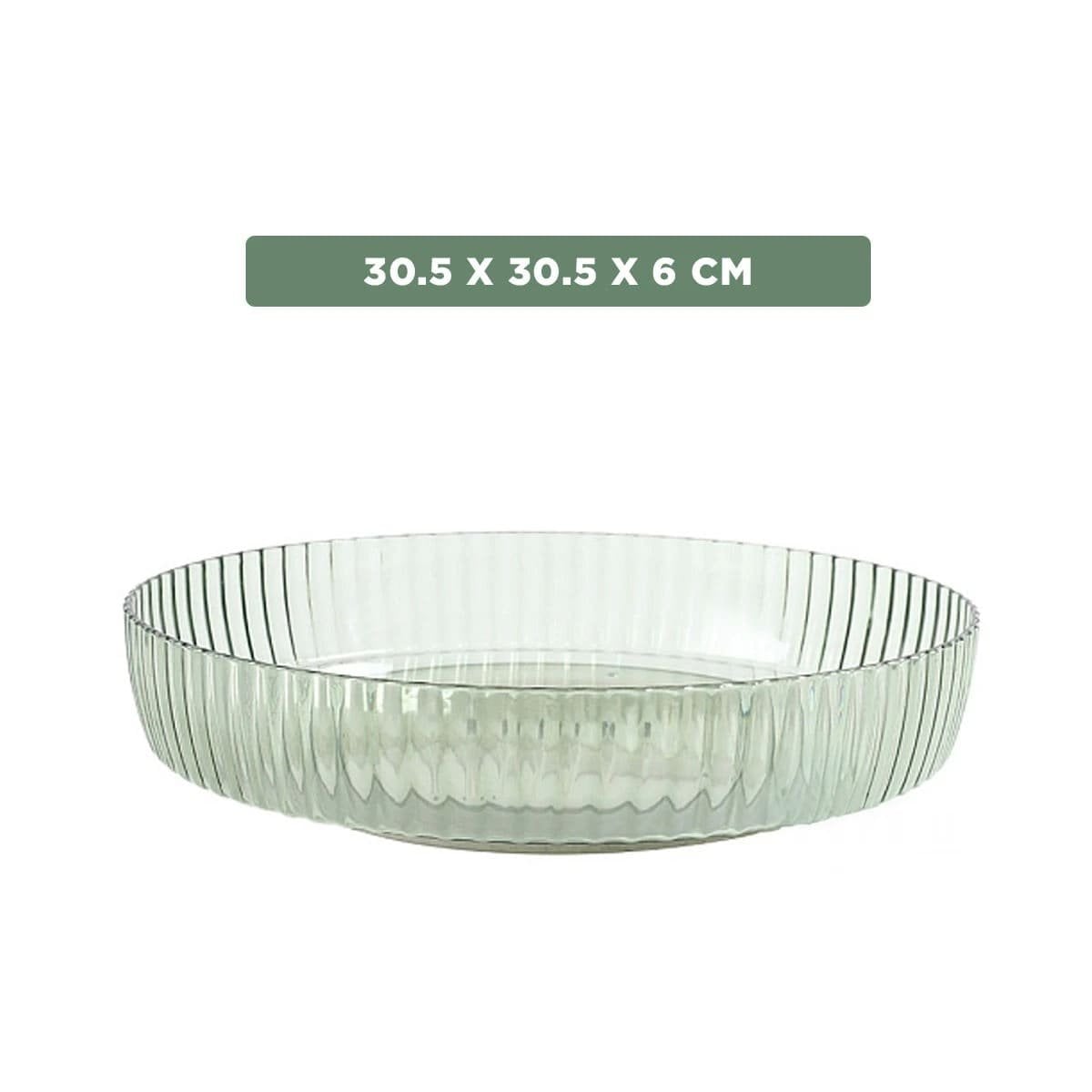 PACK4 BASE PARA ESPECIAS PLASTICO 30.5X6X30.5CM PRACTICA VERDE Y+PAPEL REGALO - 4