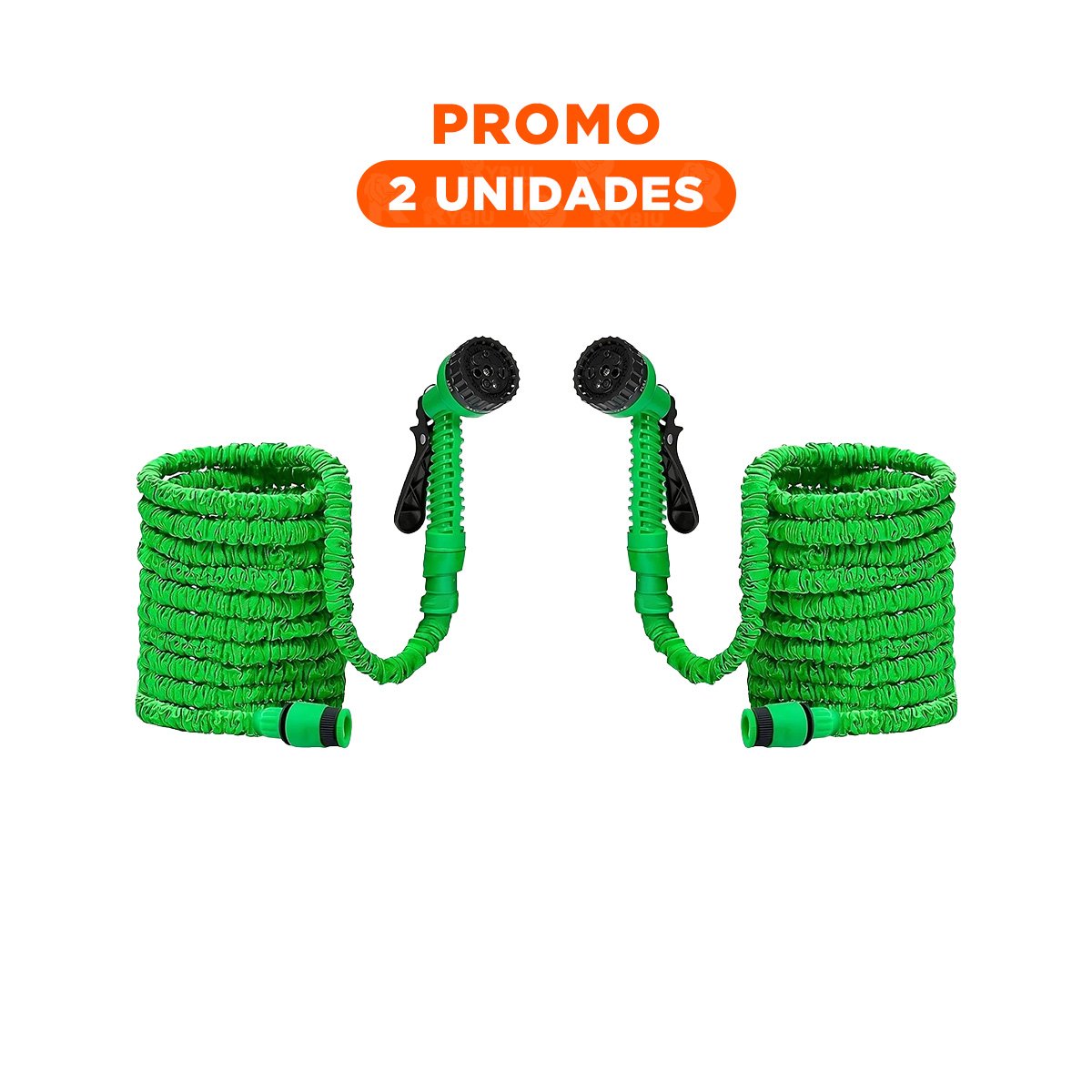 PACK2 EQUIPO EXPANDIBLE PARA RIEGO DE JARDIN Y LIMPIEZA EXTERIOR DE LA CASA Y+REGALO STICKER - 1
