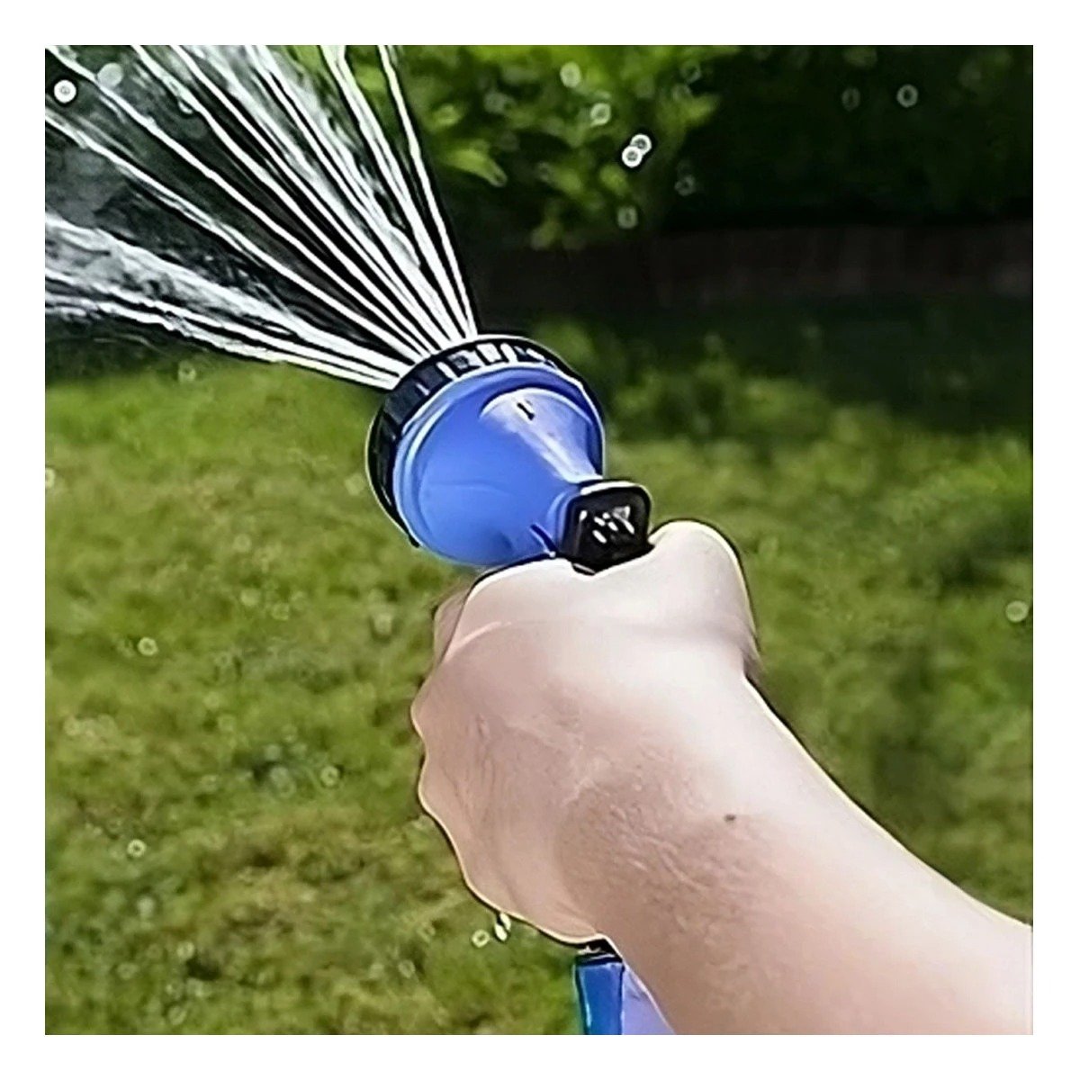 TUBO EXPANDIBLE PARA RIEGO DE JARDÍN Y LIMPIEZA DE ESPACIOS EXTERIORES DEL HOGAR Y+PAPEL REGALO - 1