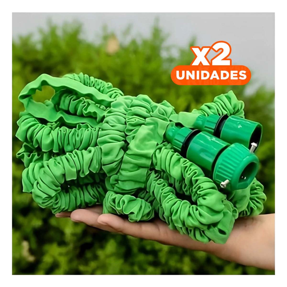 PACK2 ACCESORIO EXPANDIBLE PARA RIEGO DOMESTICO Y ASEO DE ESPACIOS ABIERTOS Y+PAPEL REGALO - 1