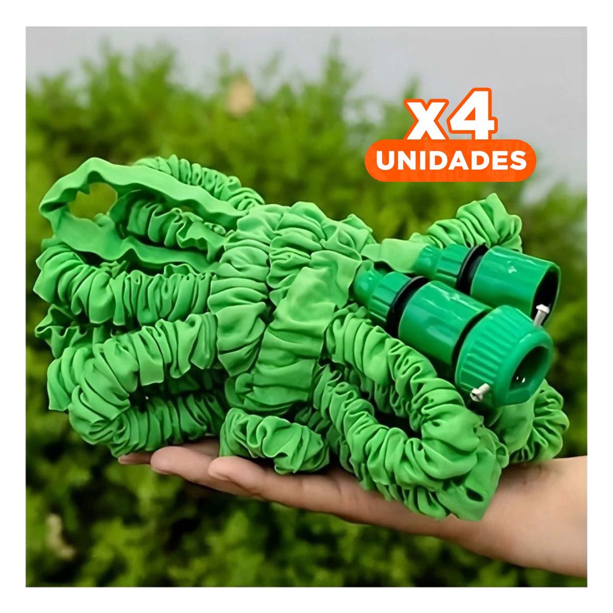 PACK4 IMPLEMENTO EXPANDIBLE PARA RIEGO DE PATIOS TERRAZAS Y JARDINES EN CASA Y+REGALO STICKER - 1