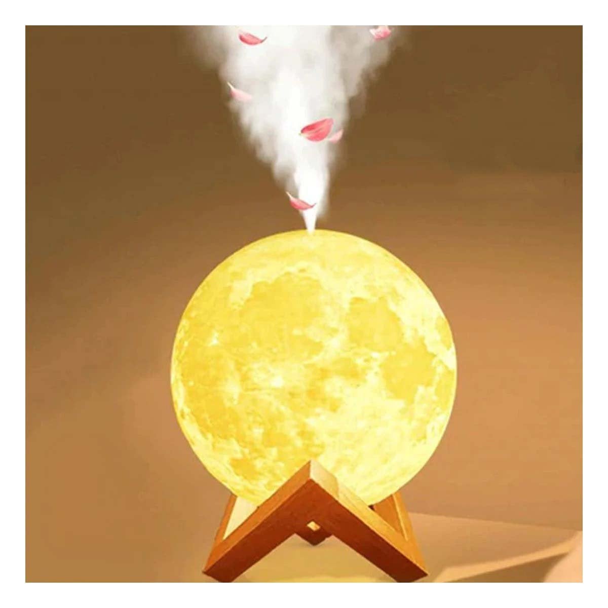 HUMIDIFICADOR LAMPARA DECORATIVA EN FORMA DE LUNA PARA AMBIENTE INTERIOR Y+POST IT - 1