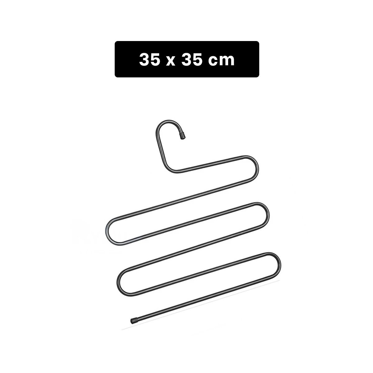 IMPLEMENTO MULTIFUNCIONAL TIPO S PRÁCTICO PARA PASILLO COCINA Y OFICINA NEGRO Y+POST IT - 4