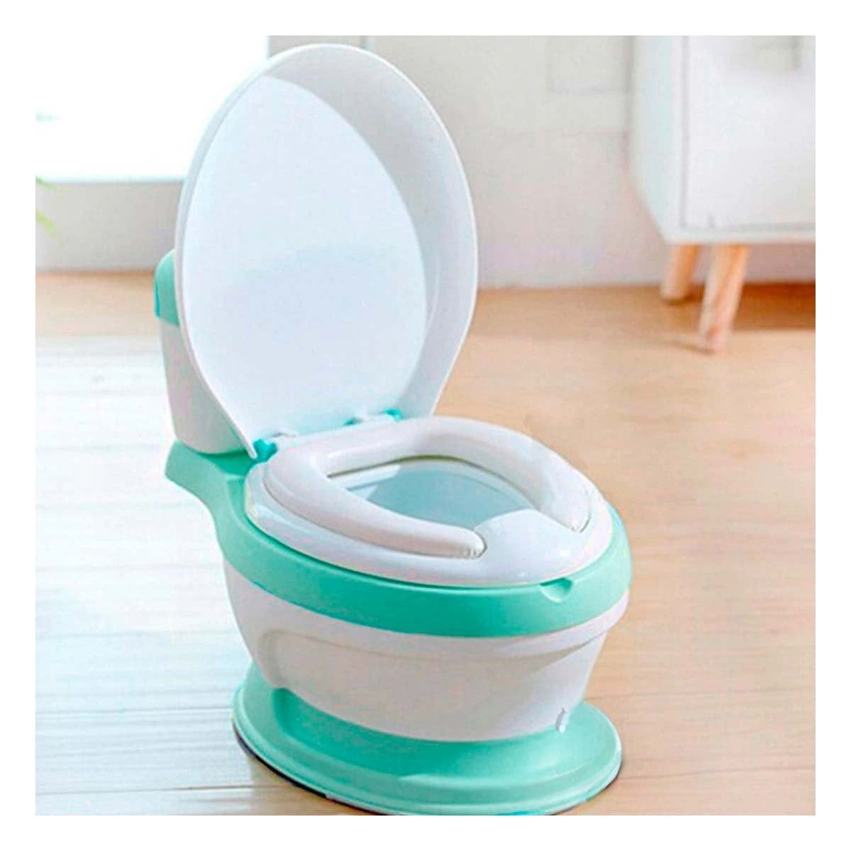 RETRETE INFANTIL VERDE LIGERO PARA CASA FACIL DE USAR Y LIMPIAR A DIARIO Y+REGALO STICKER - 2