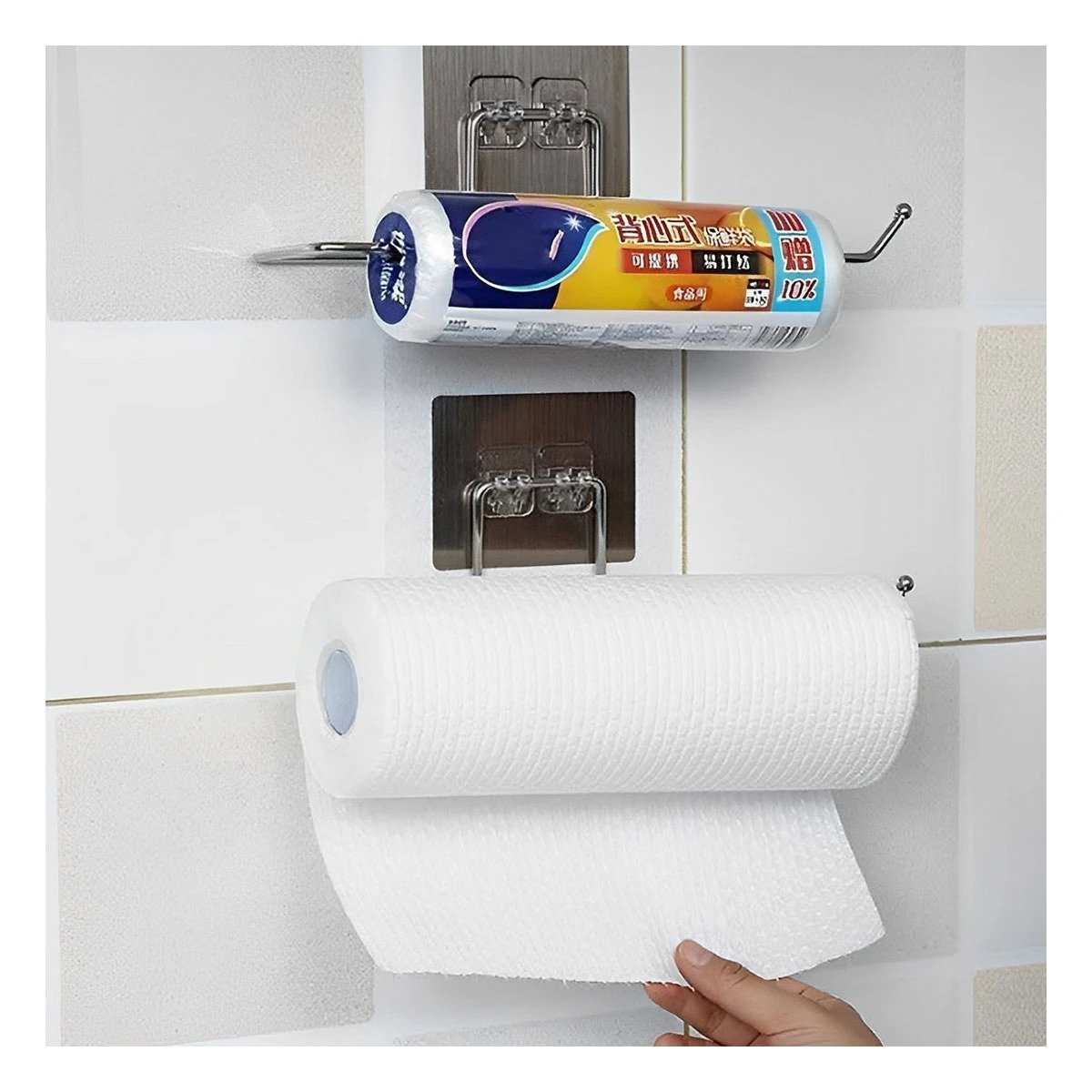 PACK4 CONTENEDOR INDIVIDUAL DE PAPEL TOALLA PARA COCINA USO DIARIO HOGAR CASA Y+REGALO STICKER - 3