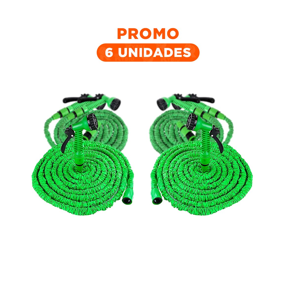 PACK6 COMPLEMENTO EXPANDIBLE PARA RIEGO DE JARDIN Y LIMPIEZA EN CASA Y+REGALO STICKER - 1
