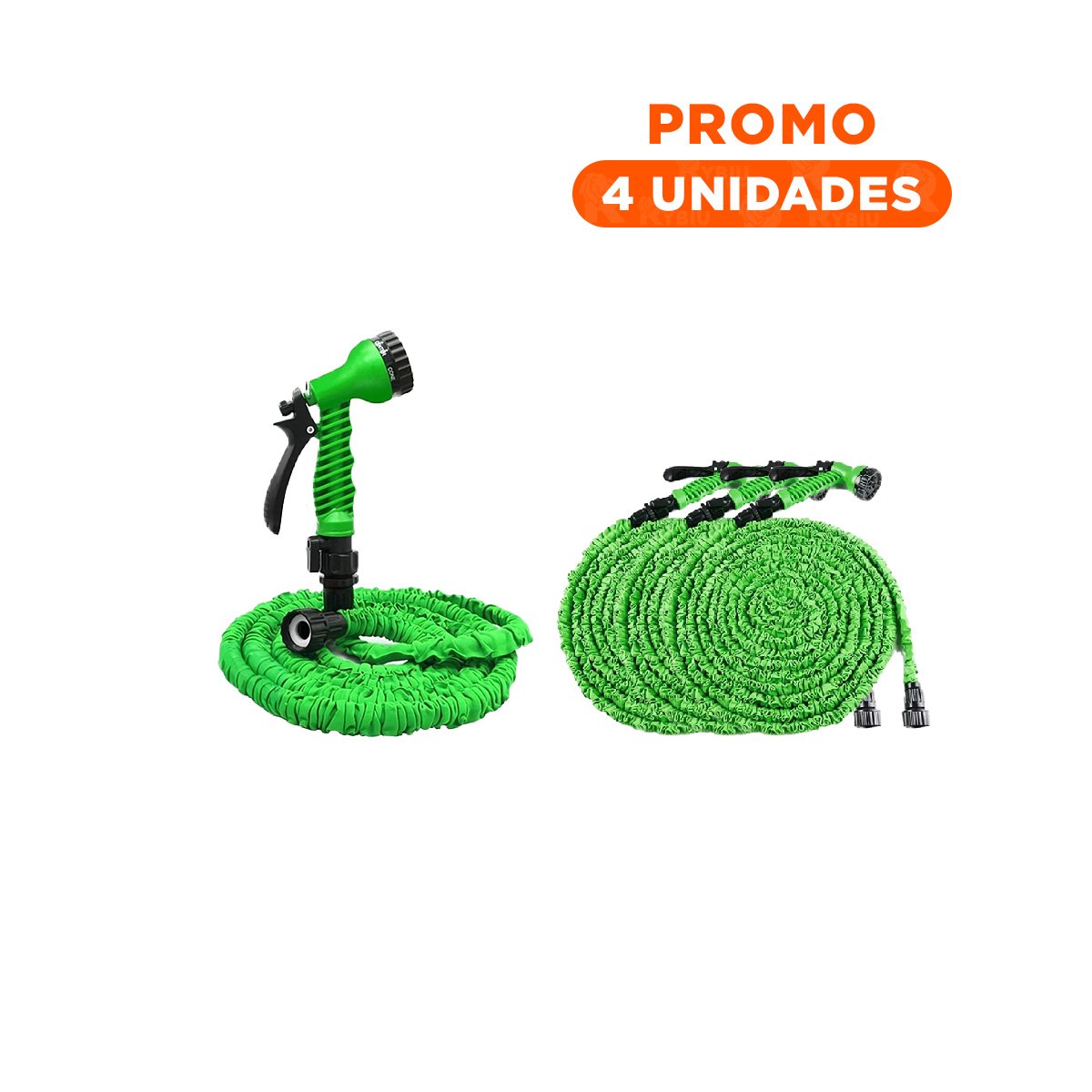 PACK4 EQUIPO DE RIEGO AJUSTABLE DE 15 METROS PARA JARDINES Y PATIO DE CASA - 1