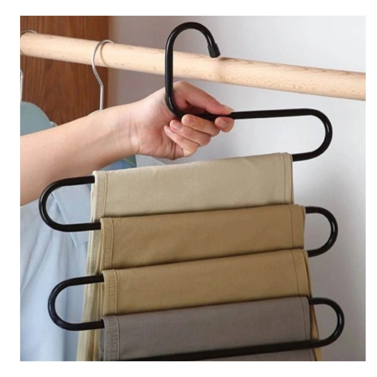 IMPLEMENTO MULTIFUNCIONAL TIPO S MULTI USO PARA ACCESORIOS ORGANIZADOS NEGRO Y+LIGAS REGALO - 3