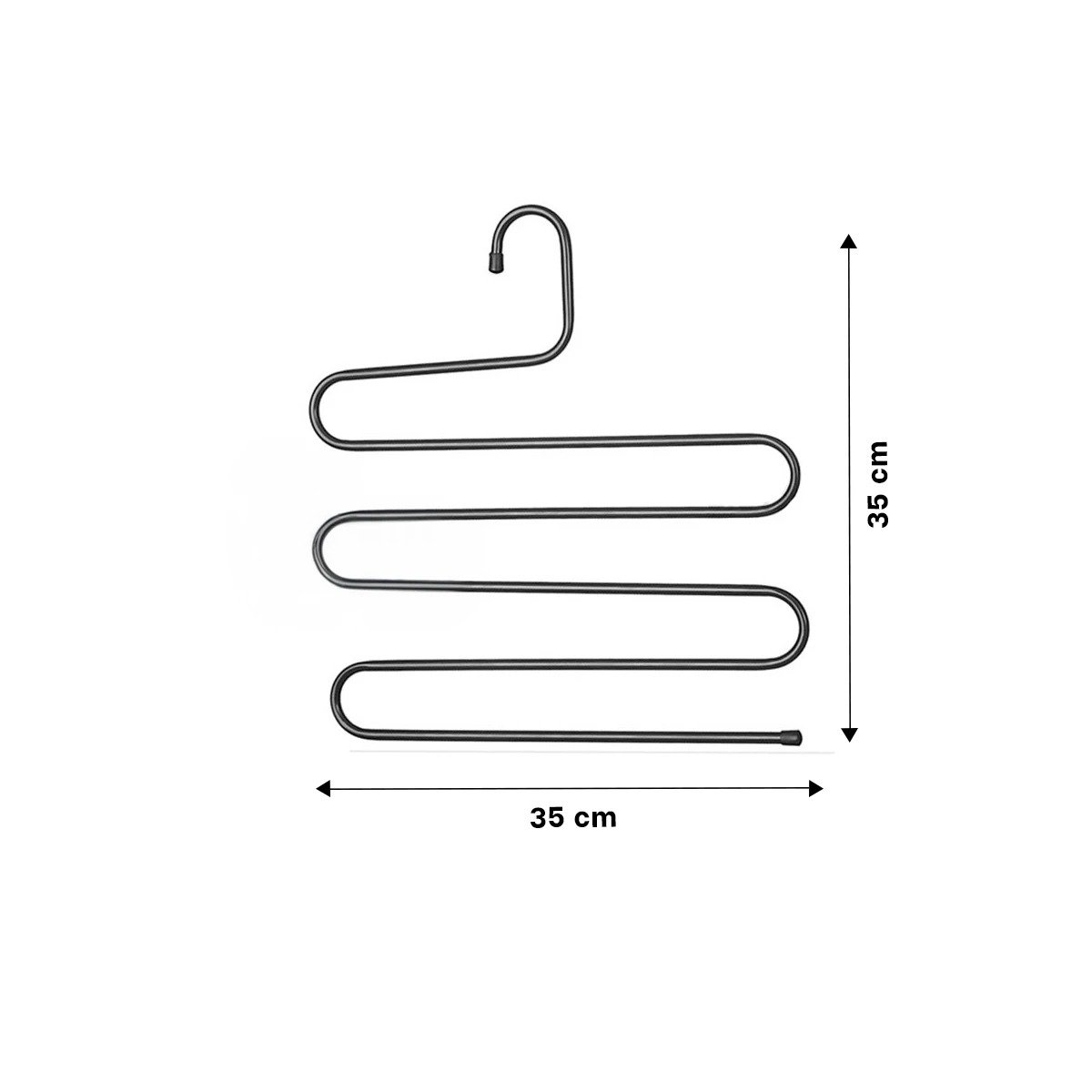 IMPLEMENTO MULTIFUNCIONAL TIPO S MULTI USO PARA ACCESORIOS ORGANIZADOS NEGRO Y+LIGAS REGALO - 4