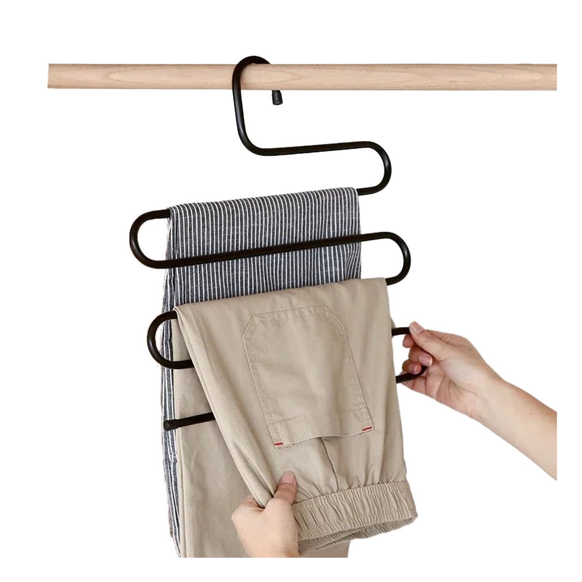IMPLEMENTO MULTIFUNCIONAL TIPO S MULTI USO PARA ACCESORIOS ORGANIZADOS NEGRO Y+LIGAS REGALO - 5