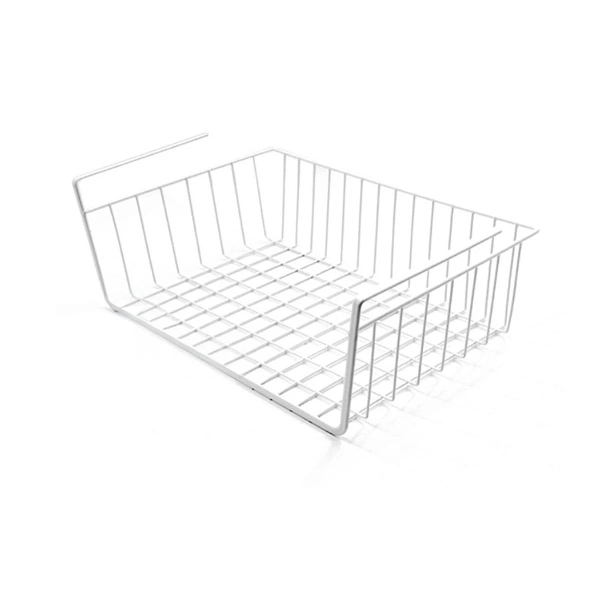 PACK12 ESTRUCTURA COLGANTE METALICA BLANCO 29X20X27CM PARA GUARDADO PRACTICO Y+REGALO STICKER - 2