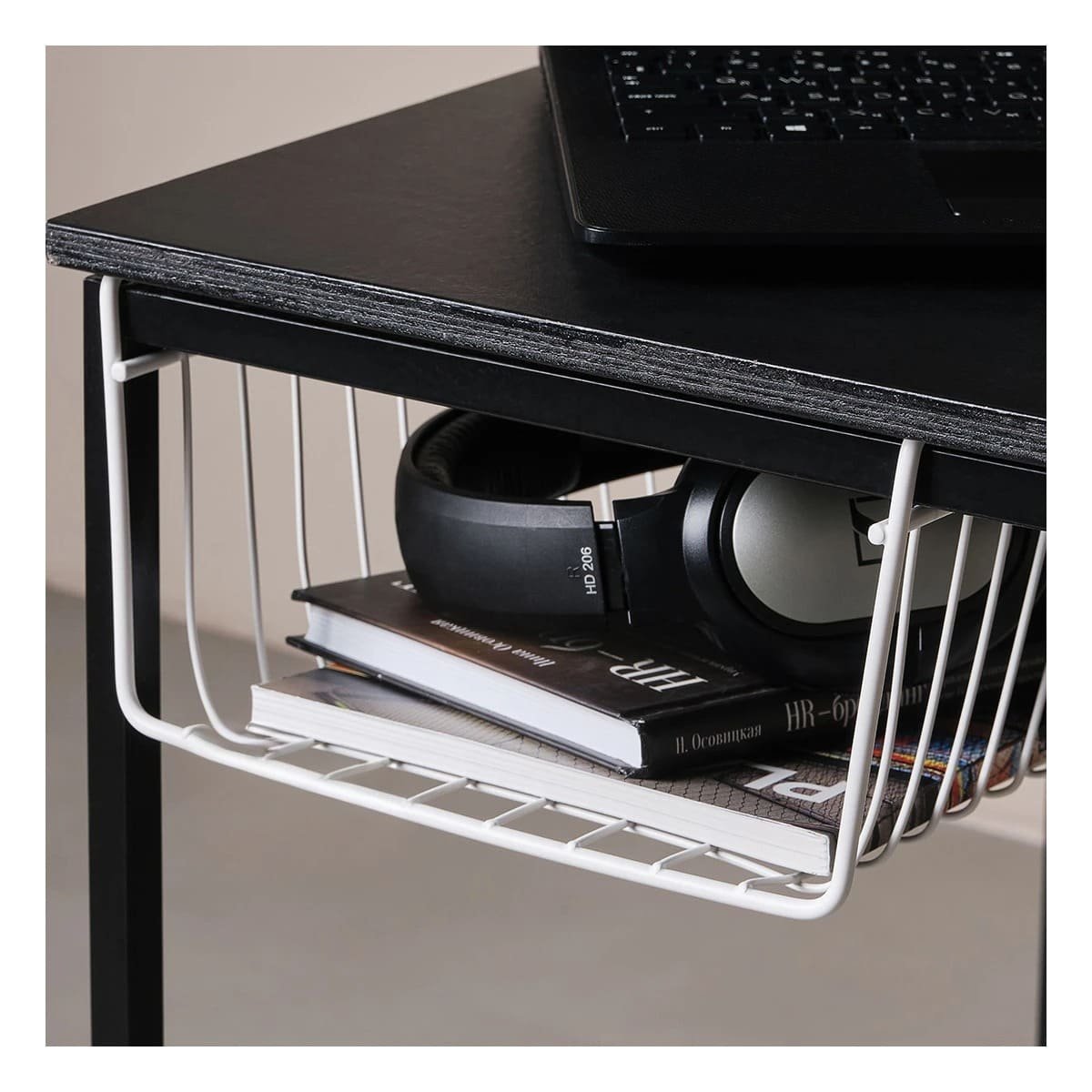 PACK6 SOPORTE DE ALMACENAJE METALICO BLANCO 29X20X27CM PARA ESPACIOS UTILES Y+PAPEL REGALO - 2