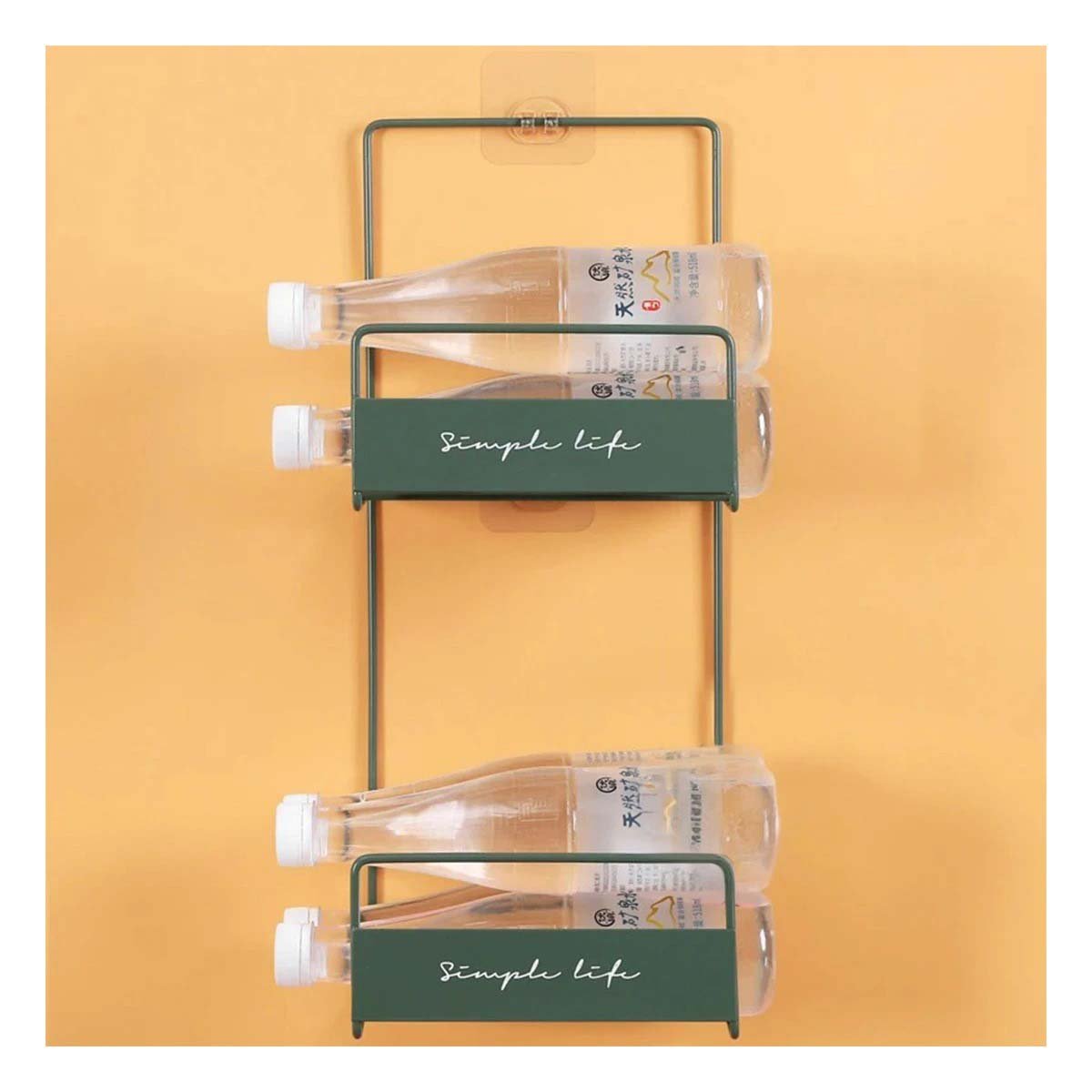 ORGANIZADOR DOBLE NIVEL PARA CARTERAS VERDE 45X17X19CM USO DIARIO PLUS Y+LIGAS REGALO - 3