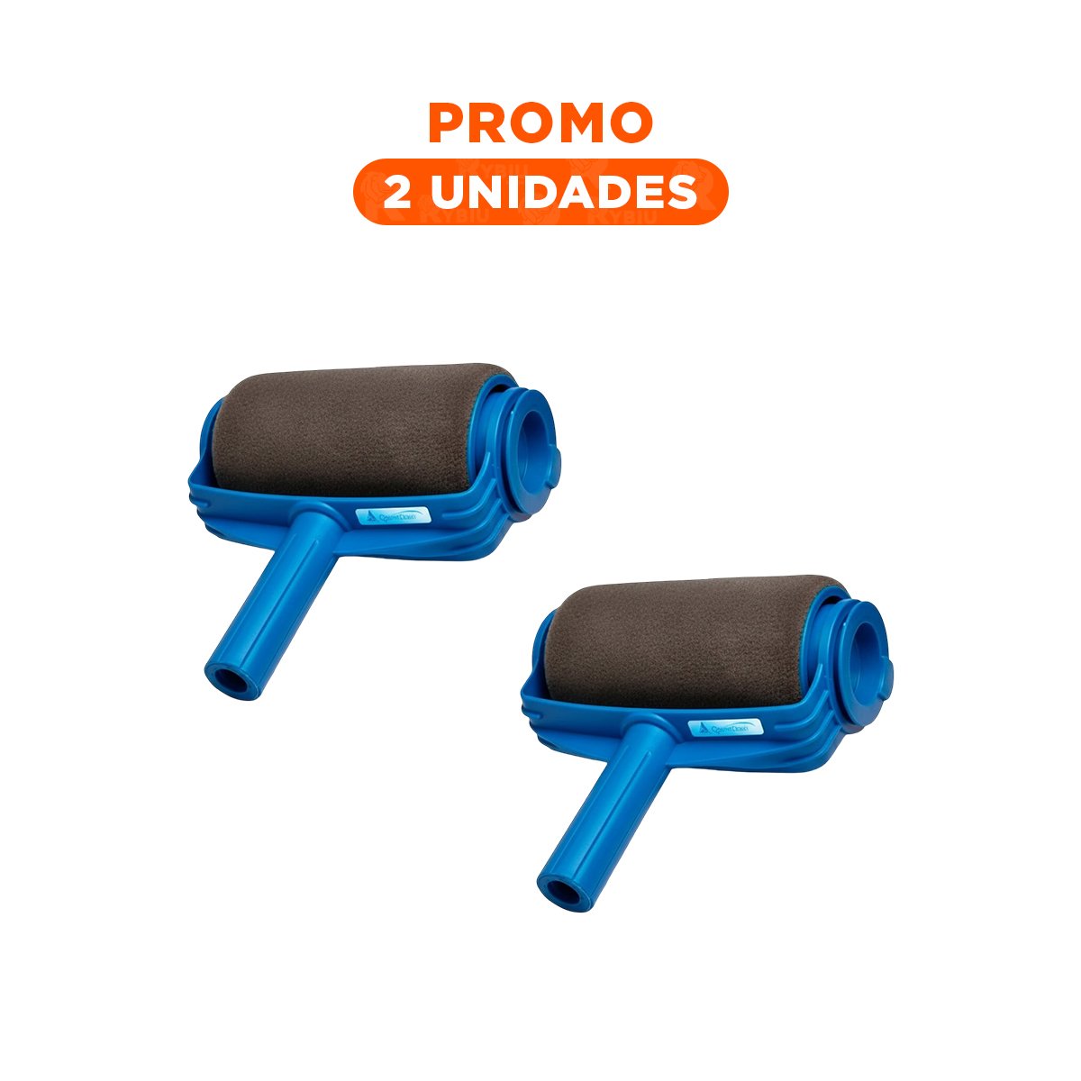PACK2 APLICADOR PARA PINTAR MUROS Y TECHOS FACIL DE LIMPIAR AZUL NEGRO Y+REGALO STICKER - 1
