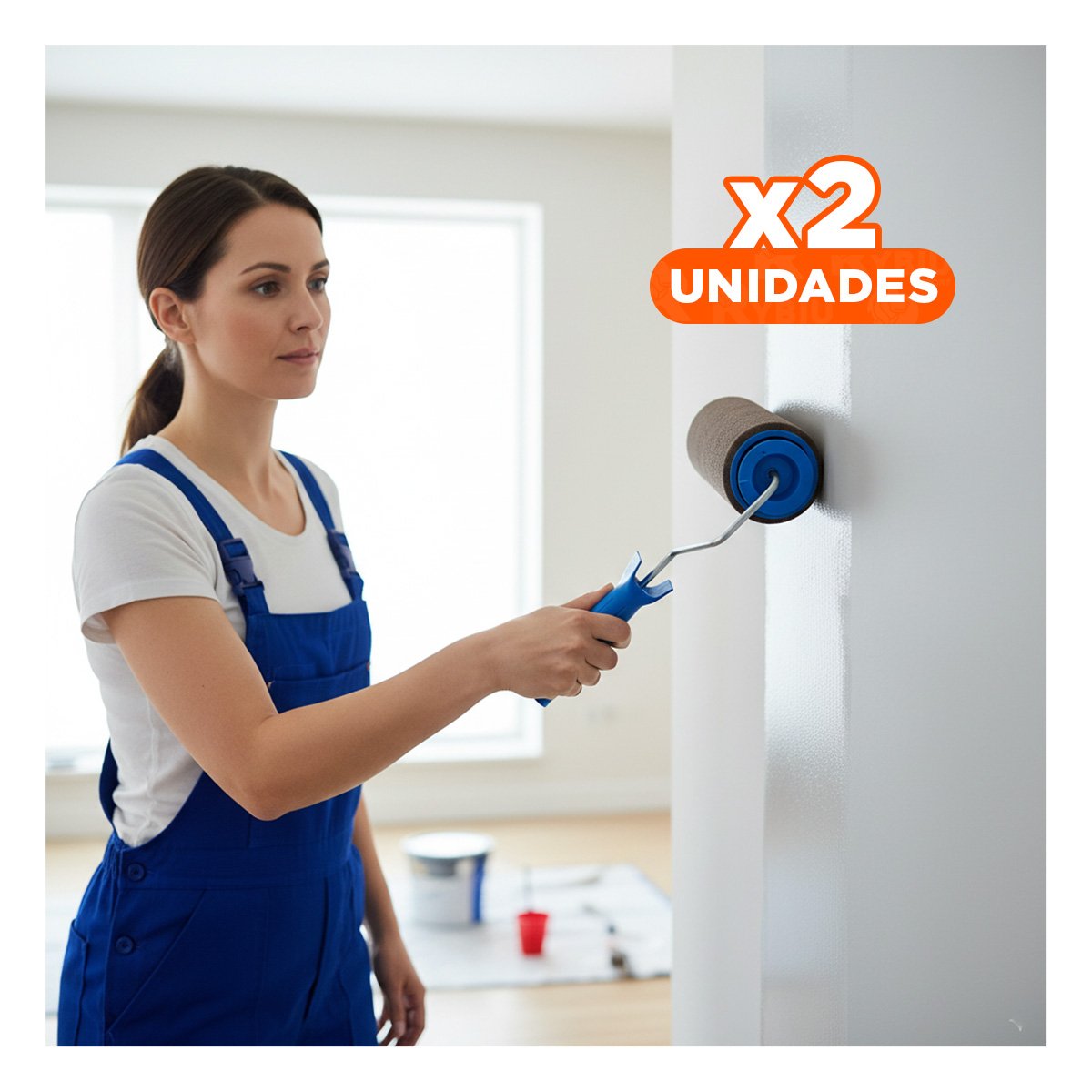 PACK2 APLICADOR PARA PINTAR RAPIDO Y SIN MARCAS EN DIFERENTES SUPERFICIES AZUL NEGRO - 1
