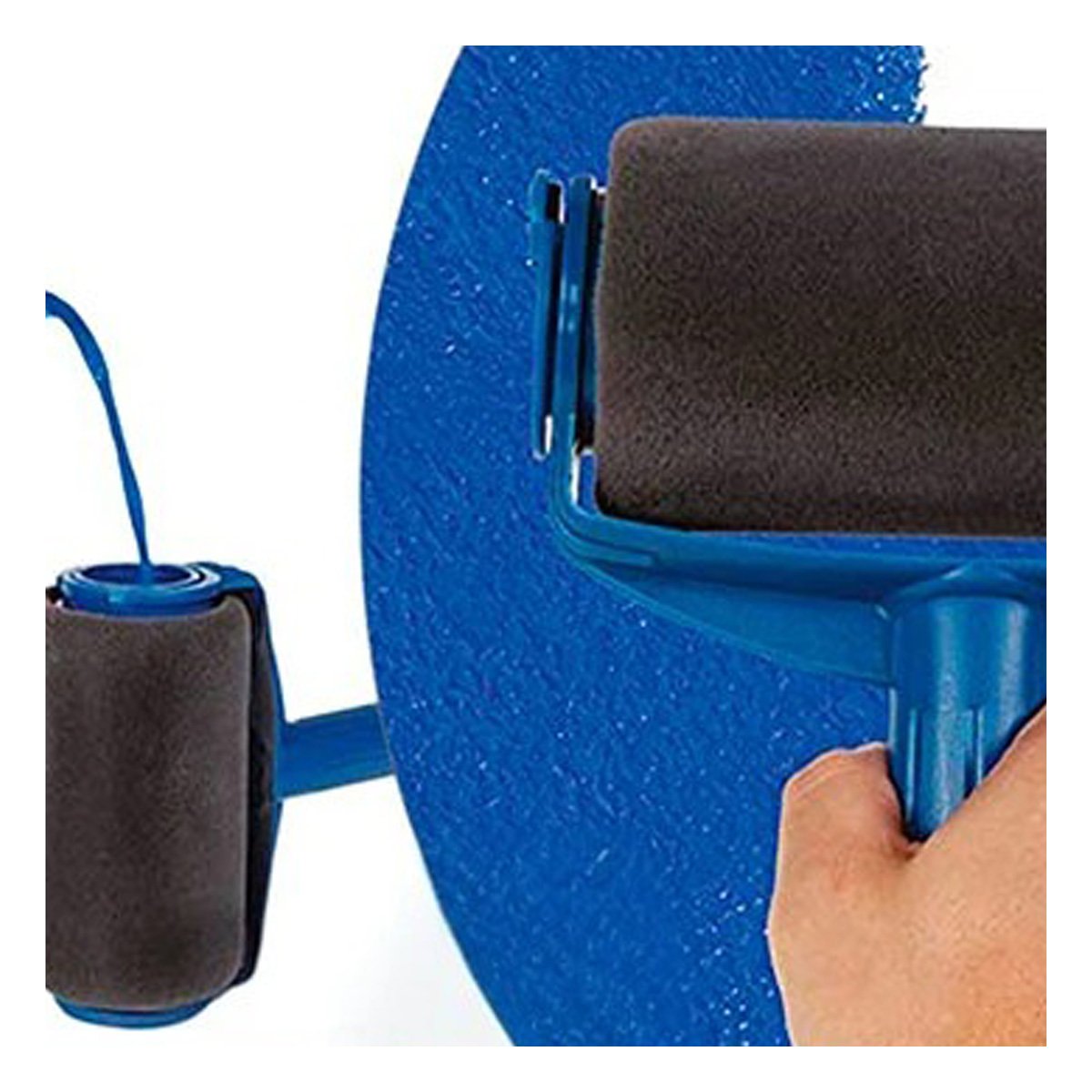 PACK2 APLICADOR PARA PINTAR RAPIDO Y SIN MARCAS EN DIFERENTES SUPERFICIES AZUL NEGRO - 5